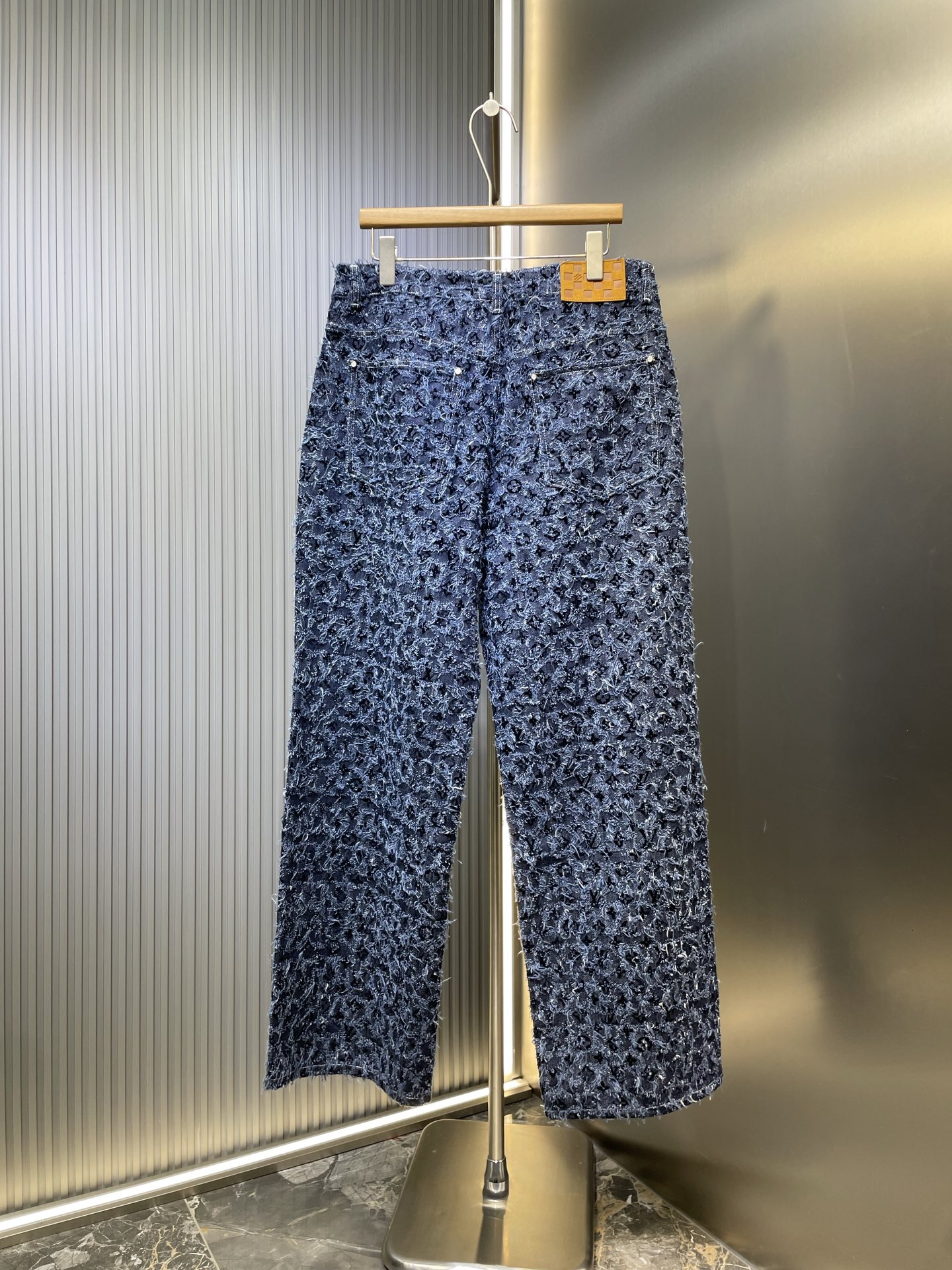 LV 루이비통 빈티지 프린지 데님 팬츠 바지 의류