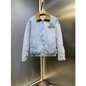 miumiu 미우미우 포켓 자수 데님 패딩 점퍼 자켓 의류