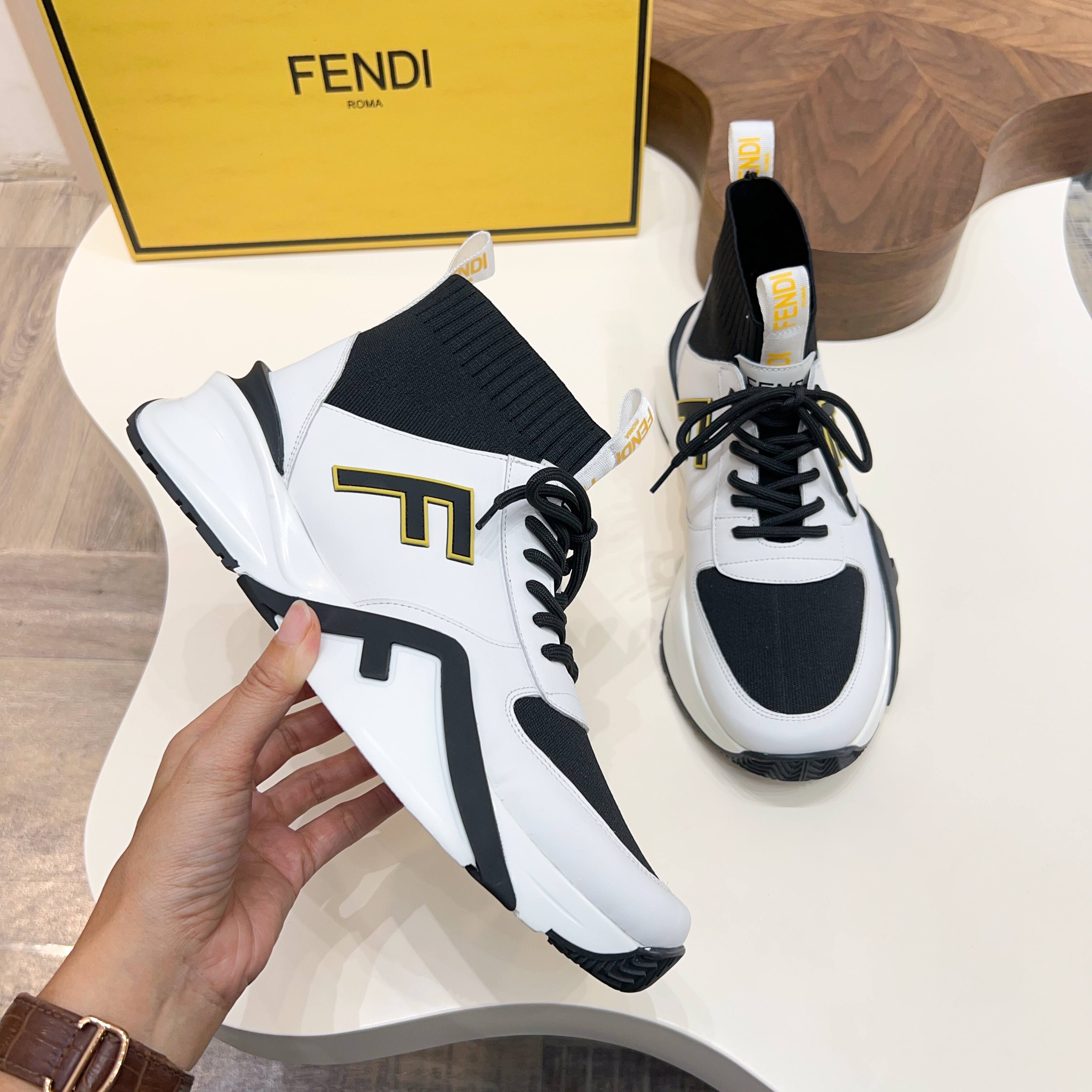 FENDI 펜디 남성 하이탑 스니커즈 신발