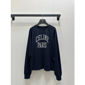 Celine 셀린느 로고 벨벳 프린트 긴팔 티셔츠 의류