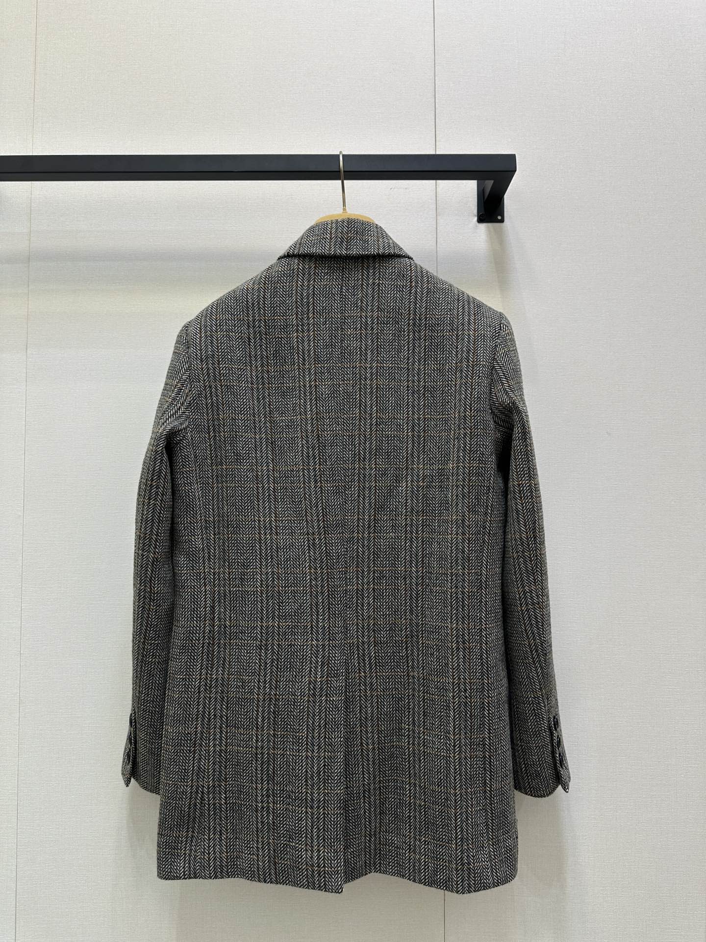 miumiu 미우미우 체크 포켓 테일러드 자켓 재킷 의류