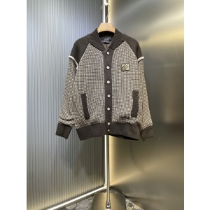 Louis Vuitton LV 3D 루이비통 플라잉 패턴 자카드 니트 스웨터 자켓 의류