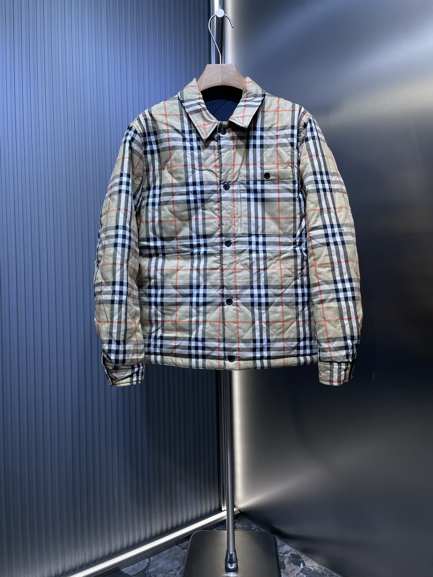 Burberry 버버리 격자 패턴 양면 재킷 자켓 의류