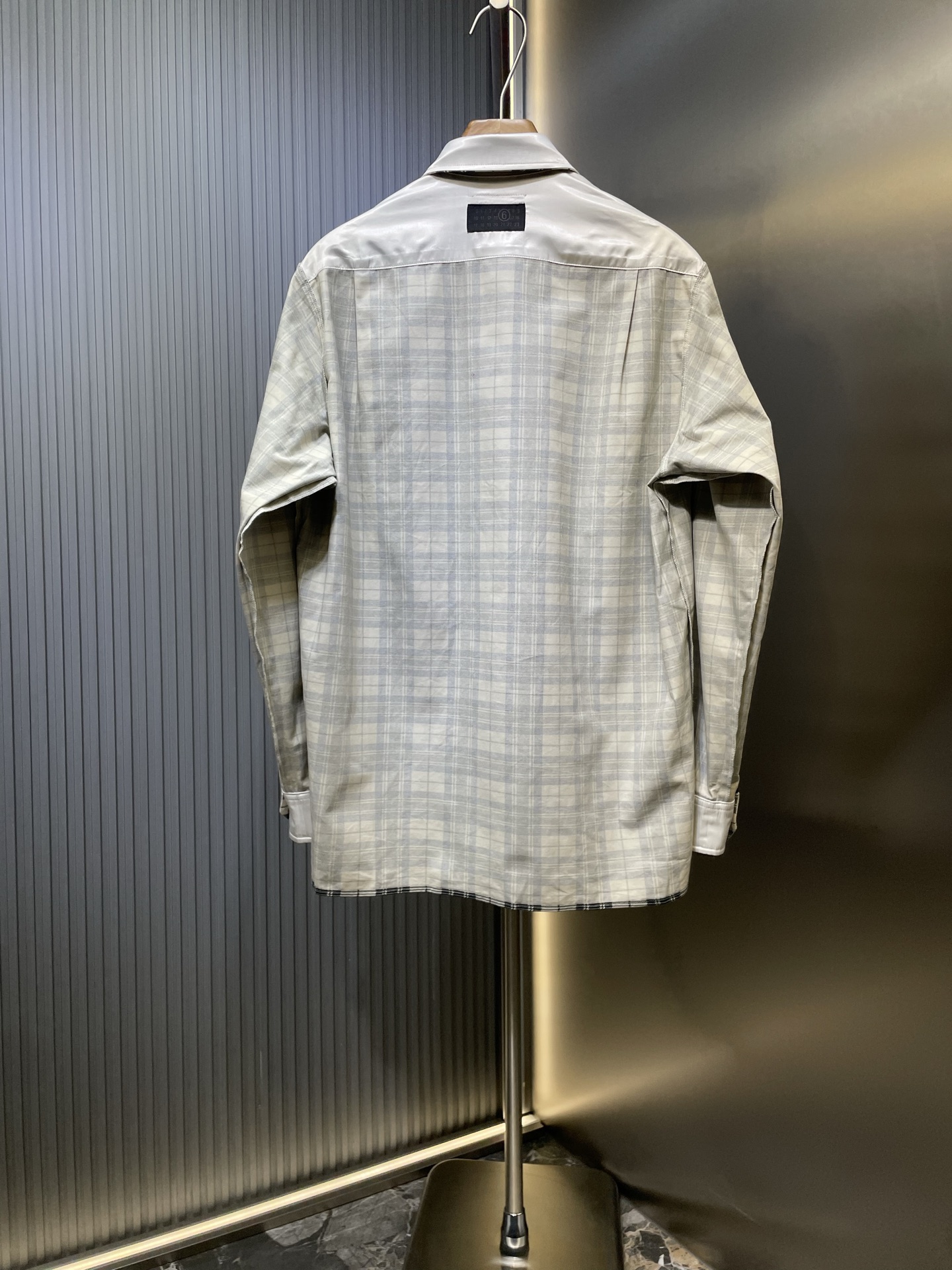 Maison Margiela 메종 마르지엘라 체크 양면 긴팔 셔츠 의류