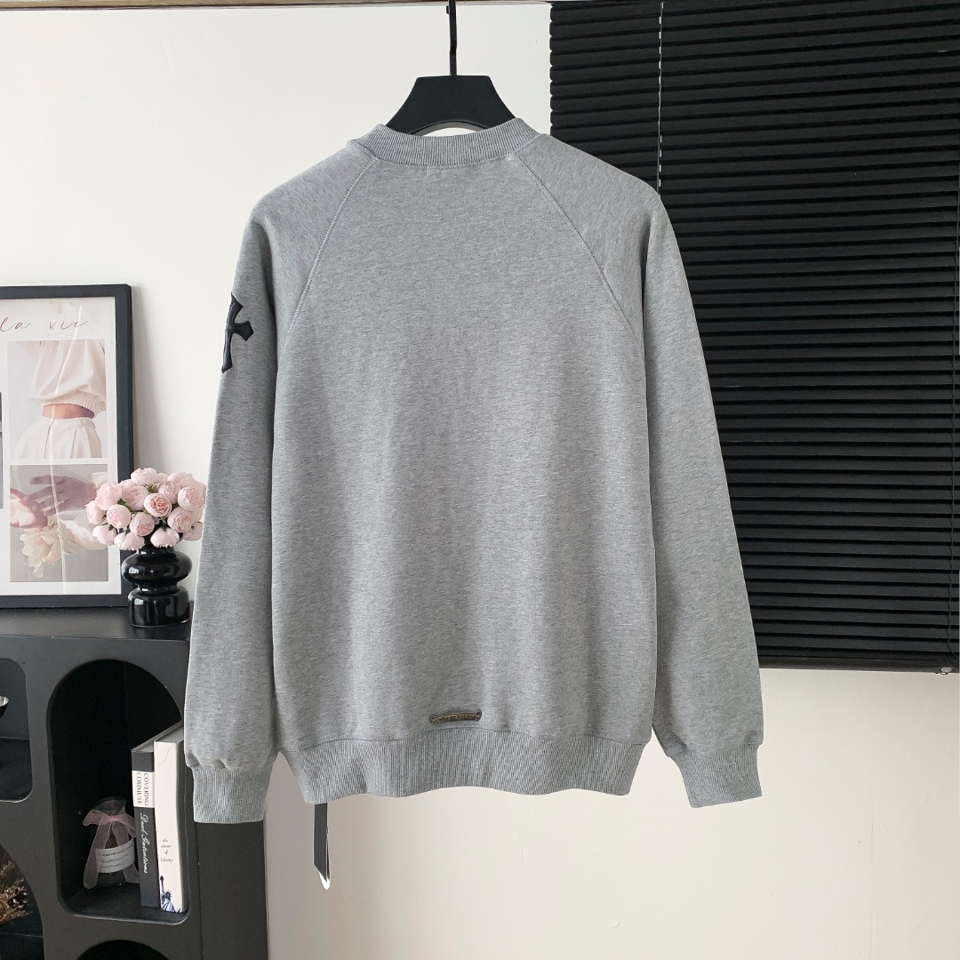 Chrome Hearts CH 크롬하츠 라운드넥 맨투맨 티셔츠 의류