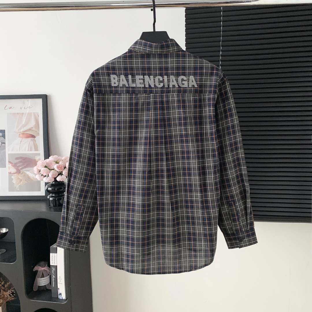 Balenciaga 발렌시아가 자수 셔츠 의류