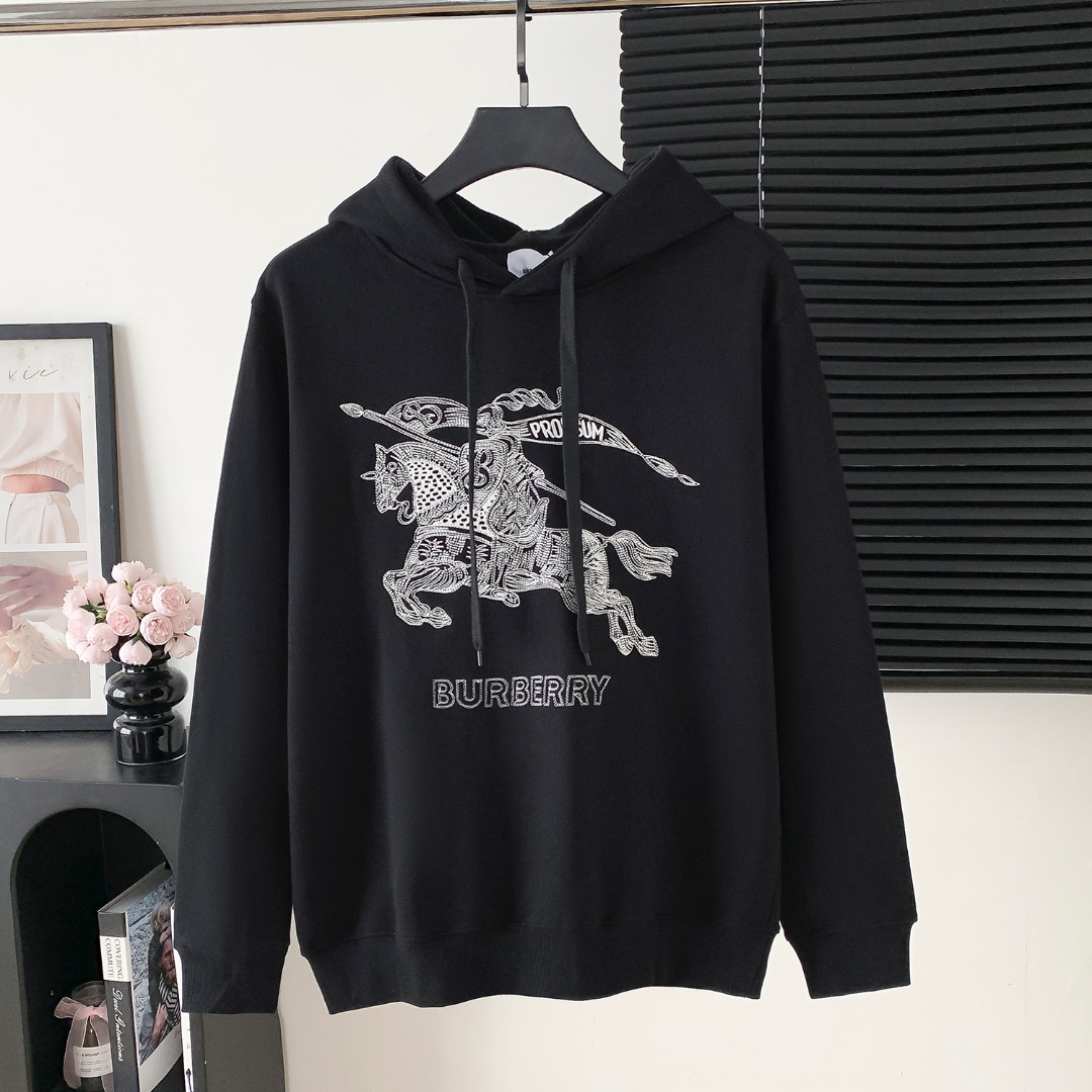BURBERRY 버버리 자수 후드 맨투맨 티셔츠 의류