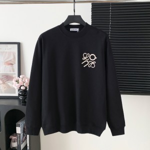 Loewe 로에베 자수 레터링 라운드넥 맨투맨 티셔츠 의류