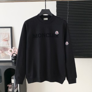 Moncler 몽클레르 몽클레어 플러시 레터링 라운드넥 맨투맨 티셔츠 의류