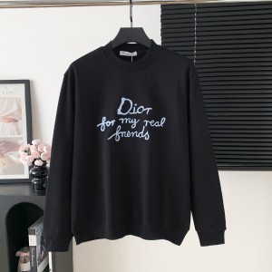 Dior CD 디올 자수 레터링 라운드넥 맨투맨 티셔츠 의류