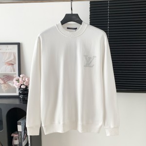 LV 루이비통 스팽글 레터링 라운드넥 맨투맨 티셔츠 의류