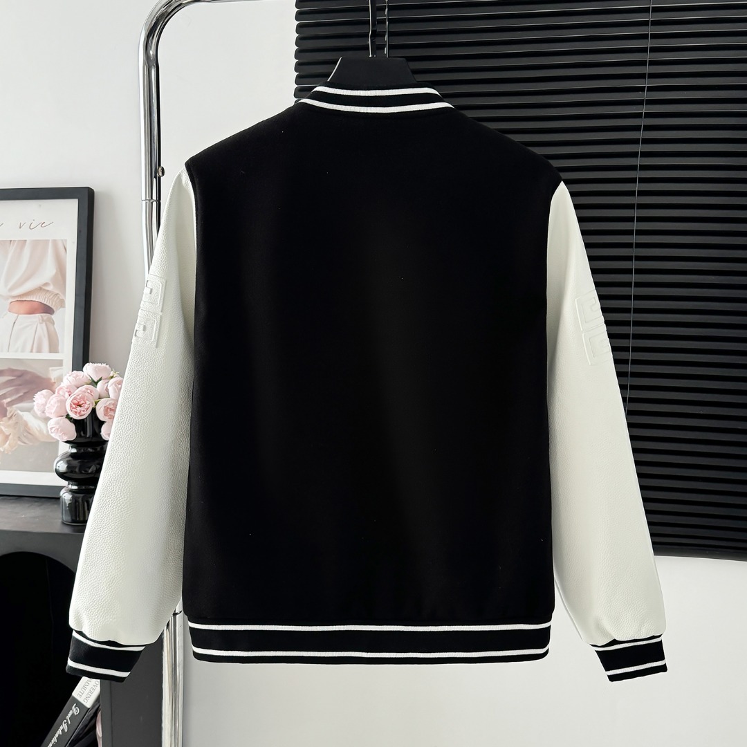 Givenchy 지방시 자수 레터링 패치 야구 점퍼 자켓 재킷 의류