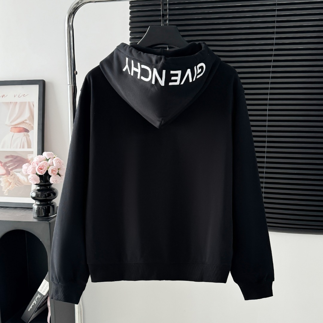 Givenchy 지방시 자수 로고 후드 집업 자켓 재킷 의류