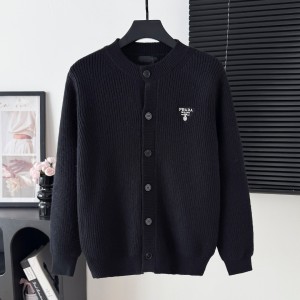 Prada 프라다 로고 자수 니트 가디건 의류