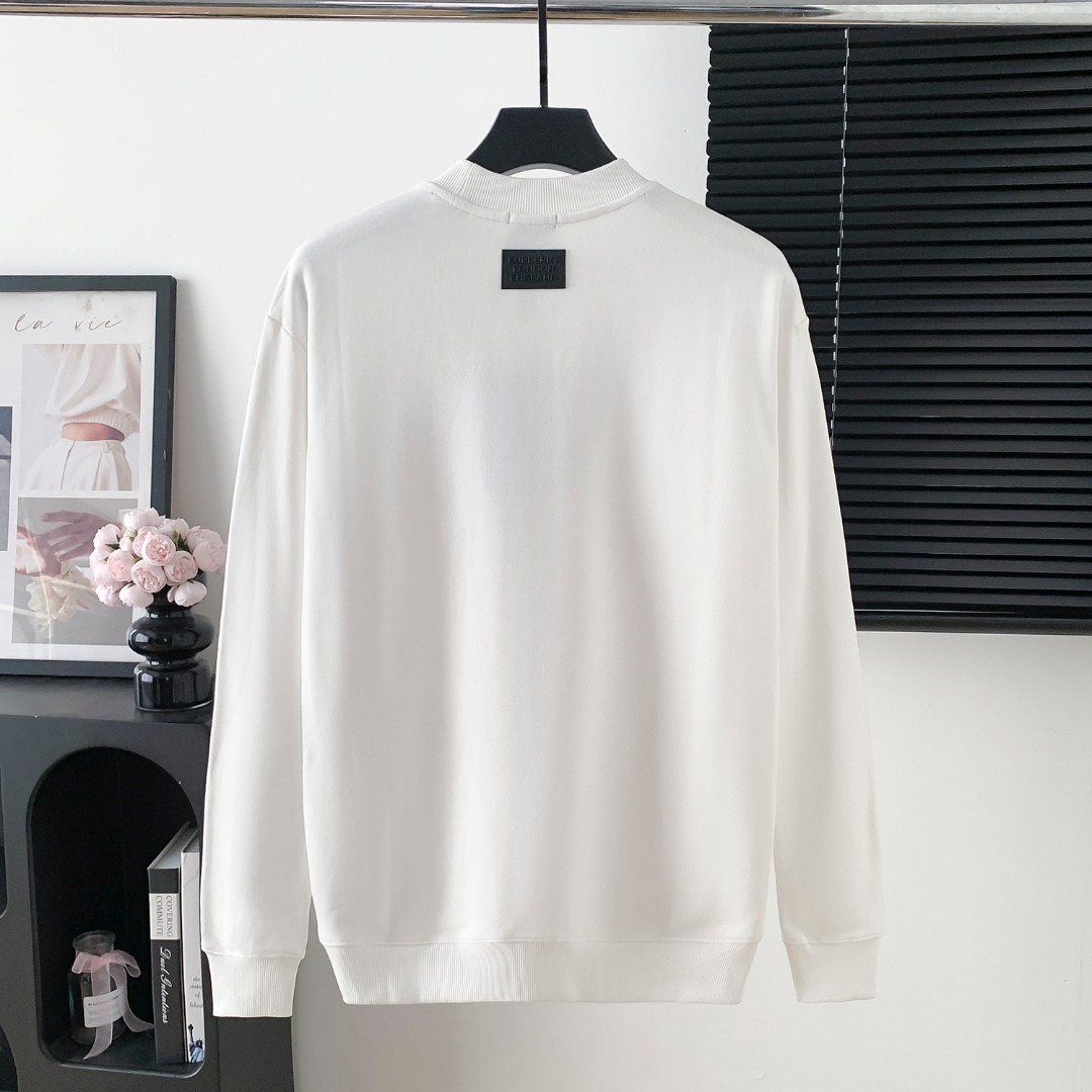 Burberry 버버리 대형 로고 포켓 라운드넥 맨투맨 티셔츠 의류
