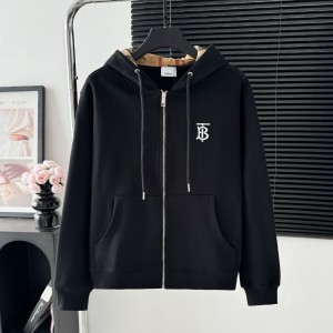 Burberry 버버리 자수 로고 지퍼 후드 집업 재킷 자켓 의류