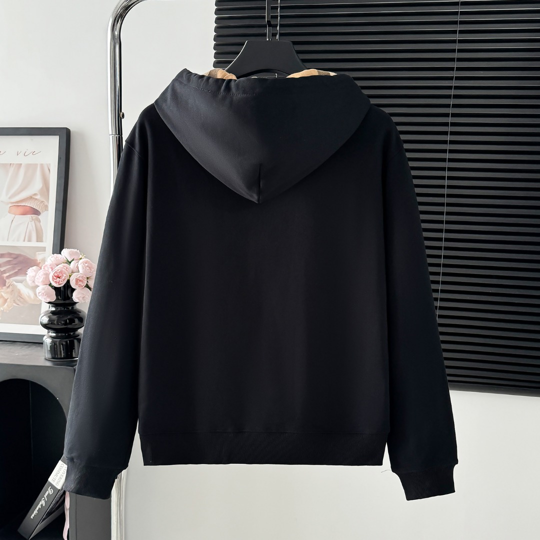 Burberry 버버리 자수 로고 지퍼 후드 집업 재킷 자켓 의류