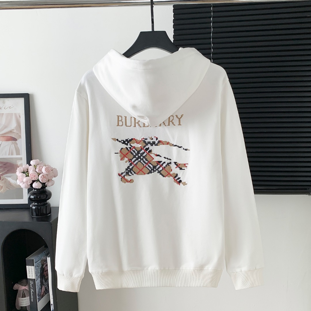 Burberry 버버리 모자이크 자수 후드티 의류