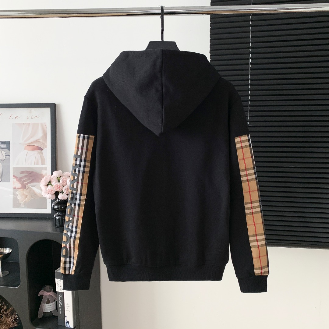 Burberry 버버리 실리콘 로고 지퍼 후드 집업 자켓 재킷 의류