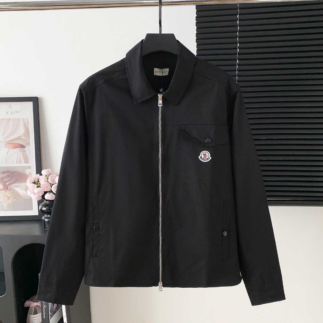 Moncler 몽클레어 몽클레르 미니 로고 포켓 나일론 셔츠형 자켓 재킷 의류