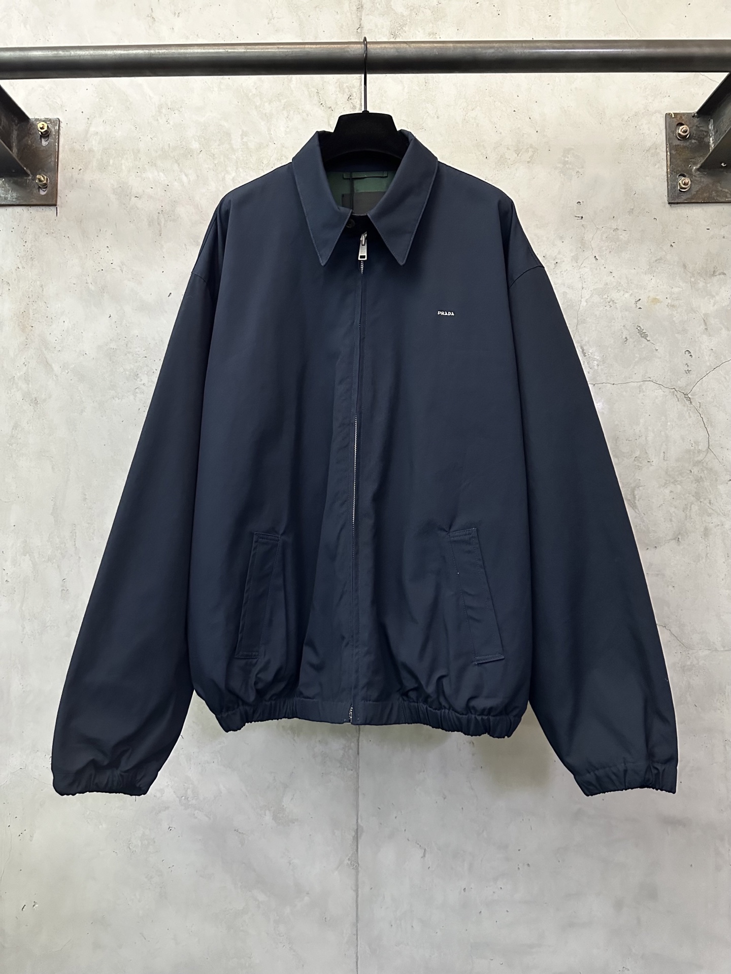 PRADA 프라다 해링턴 카라 집업 자켓 재킷 의류