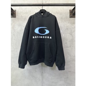 Balenciaga 발렌시아가 로고 프린팅 후드티 의류