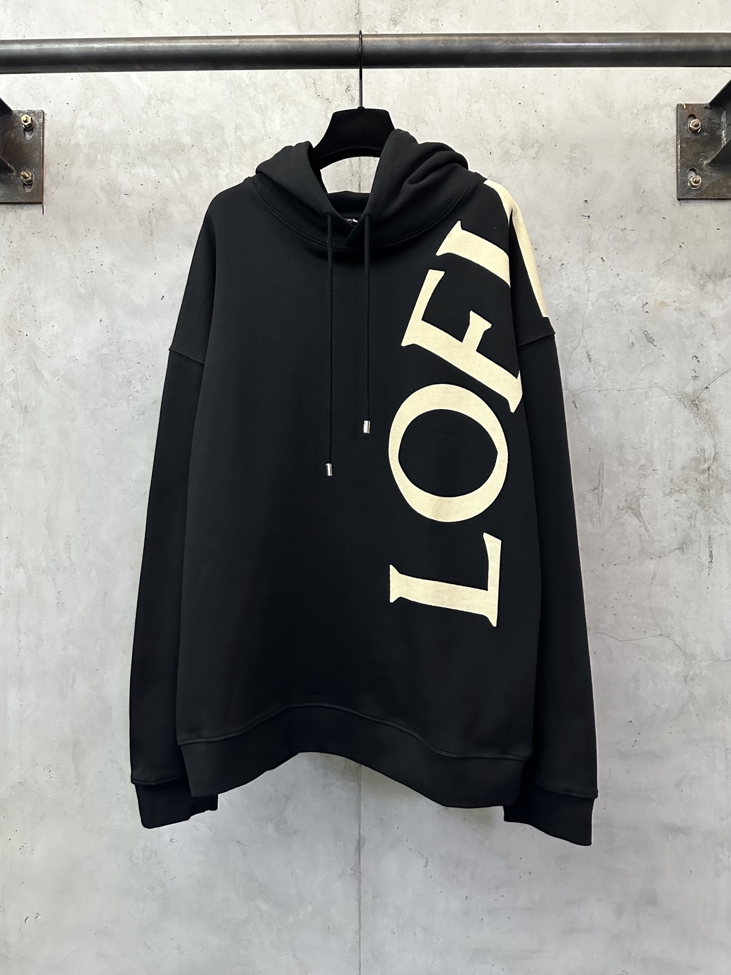 LOEWE 로에베 패치 프린트 로고 후드티 의류