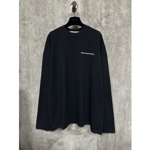 Alexander Wang 알렉산더왕 스몰 로고 프린트 롱슬리브 긴팔 티셔츠 의류
