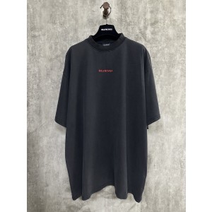 Balenciaga 발렌시아가 클래식 로고 자수 반팔 티셔츠 의류