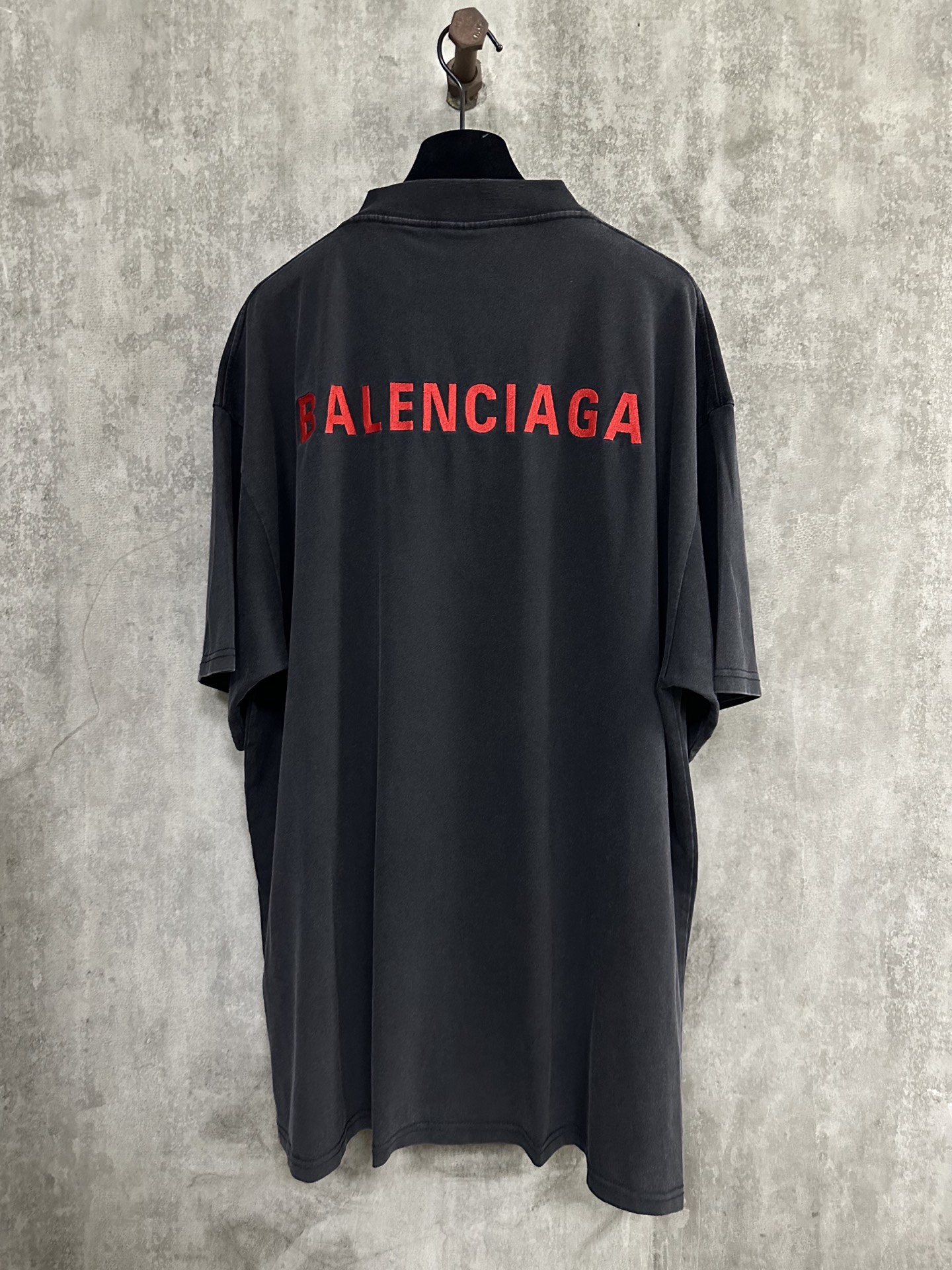 Balenciaga 발렌시아가 클래식 로고 자수 반팔 티셔츠 의류