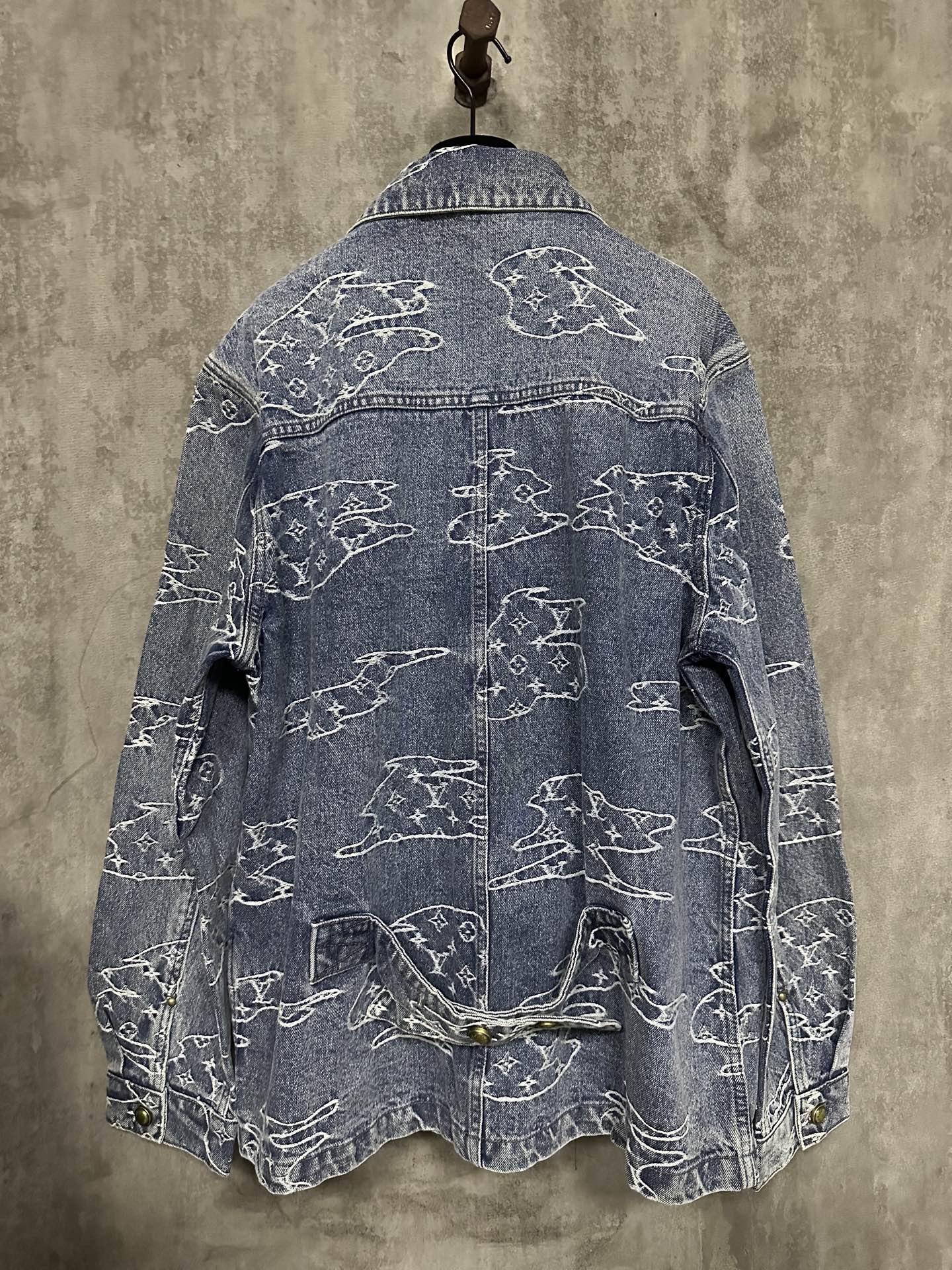 LOUIS VUITTON LV 루이비통 클라우드 자카드 데님 자켓 의류