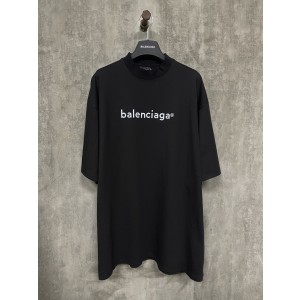 Balenciaga 발렌시아가 클래식 소형 로고 반팔 티셔츠 의류