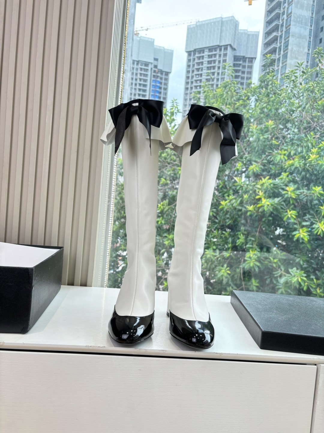 Chanel 샤넬 라이더 부츠 / 무릎 부츠 롱부츠 신발