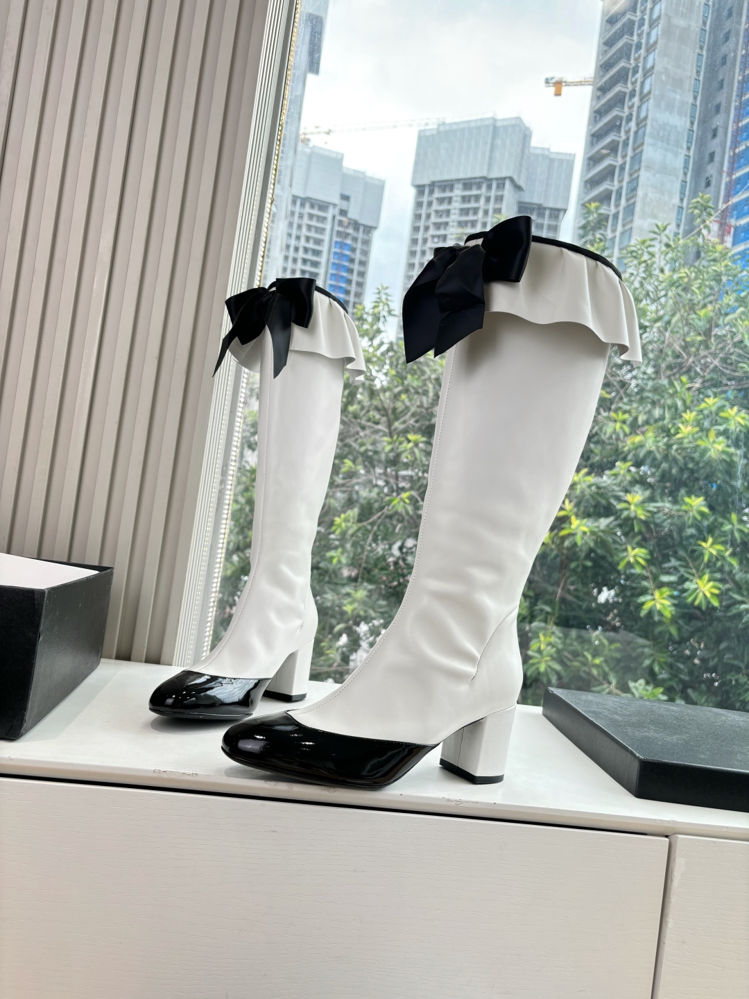 Chanel 샤넬 라이더 부츠 / 무릎 부츠 롱부츠 신발