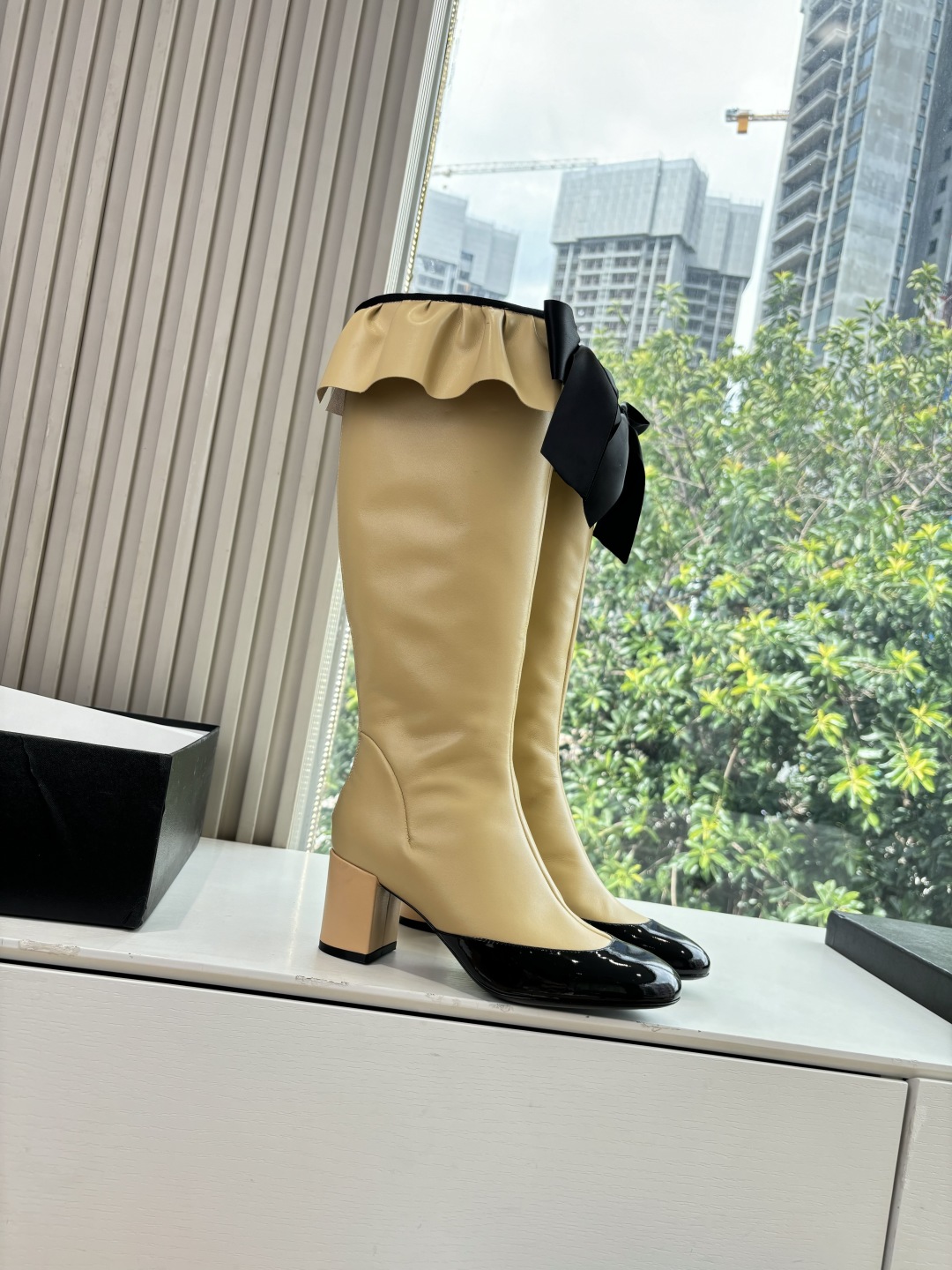 Chanel 샤넬 라이더 부츠 / 무릎 부츠 롱부츠 신발