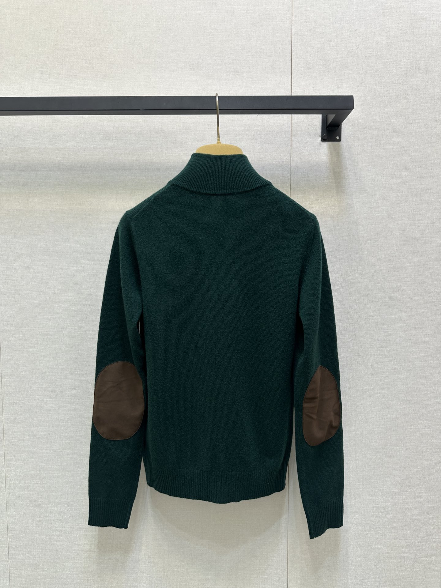 miumiu 미우미우 딥그린 니트 집업 하이넥 울 가디건 자켓 의류