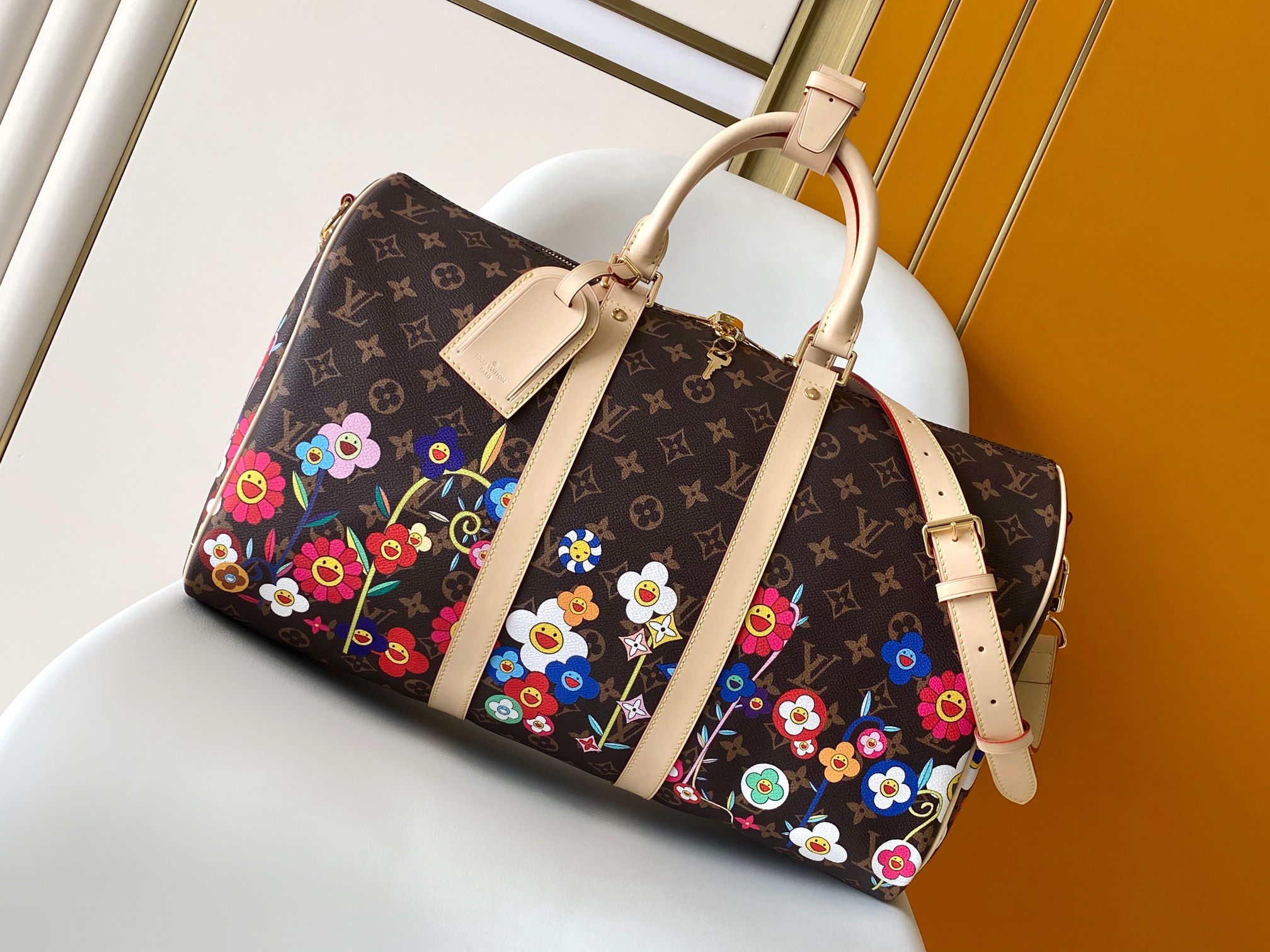 LV x TM Keepall Bandoulière 45 루이비통 보스턴백 가방