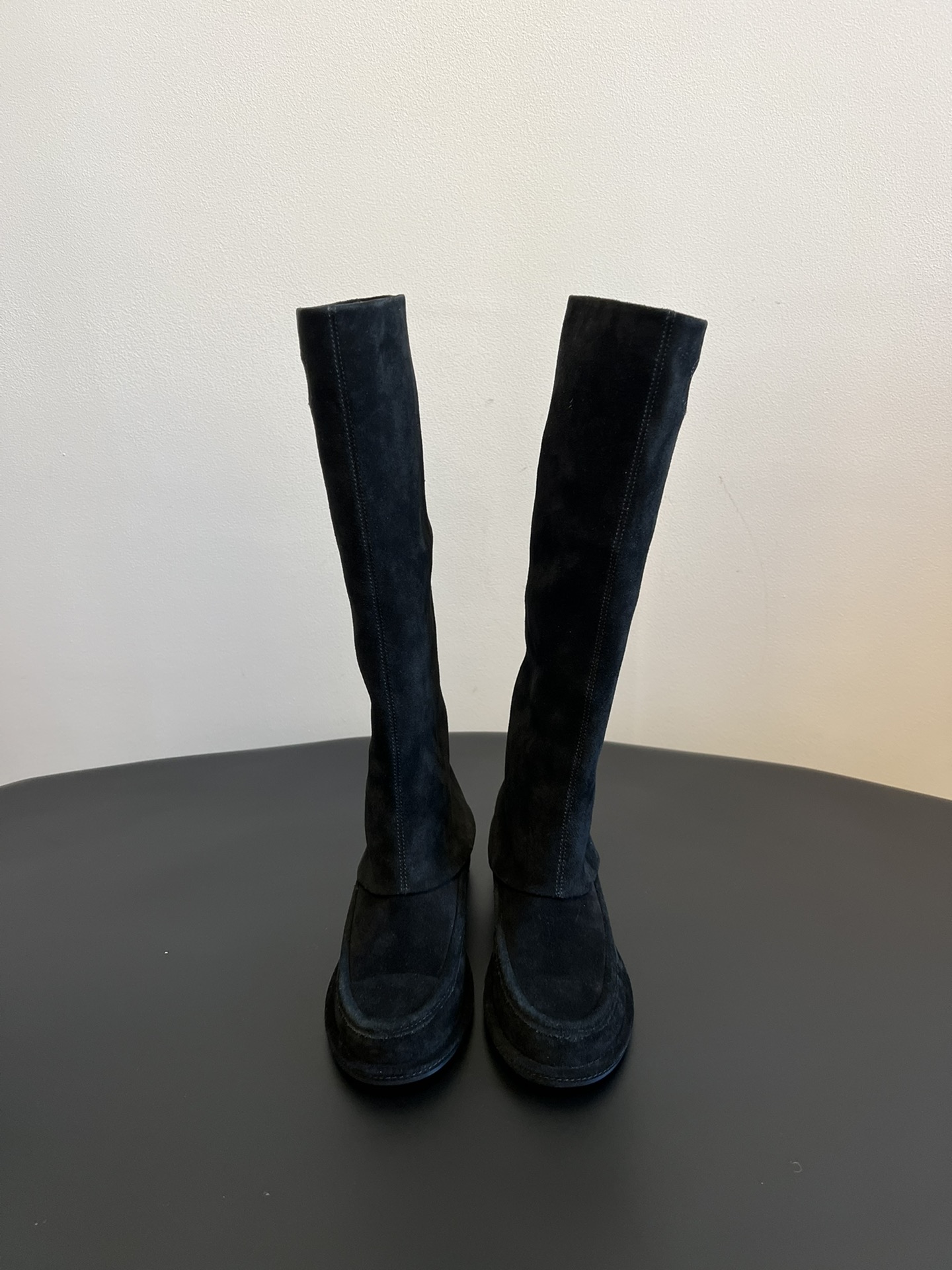 Chanel 샤넬 스웨이드 롱부츠 신발