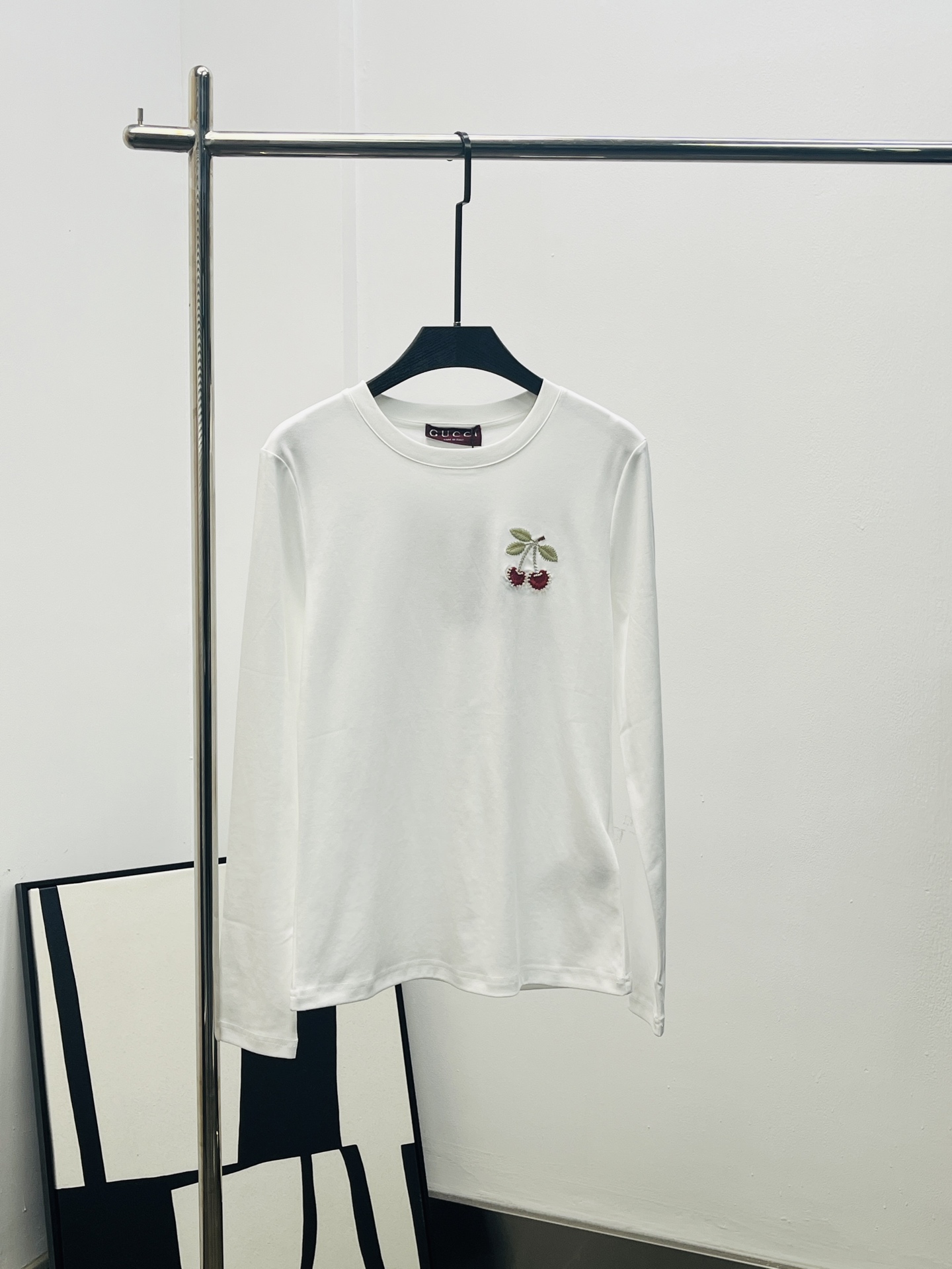 Gucci 구찌 체리 자수 비즈 긴팔 티셔츠 의류