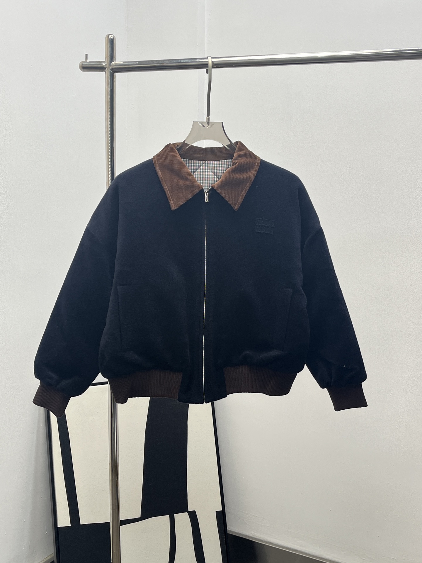 MiuMiu 미우미우 코듀로이 카라 캐시미어 자켓 재킷 의류