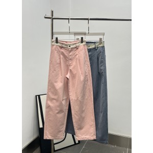 Alexander Wang 알렉산더왕 면 소재 하이웨이스트 와이드 팬츠 바지 의류