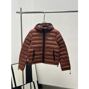 miumiu 미우미우 후드 패딩 점퍼 자켓 재킷 의류