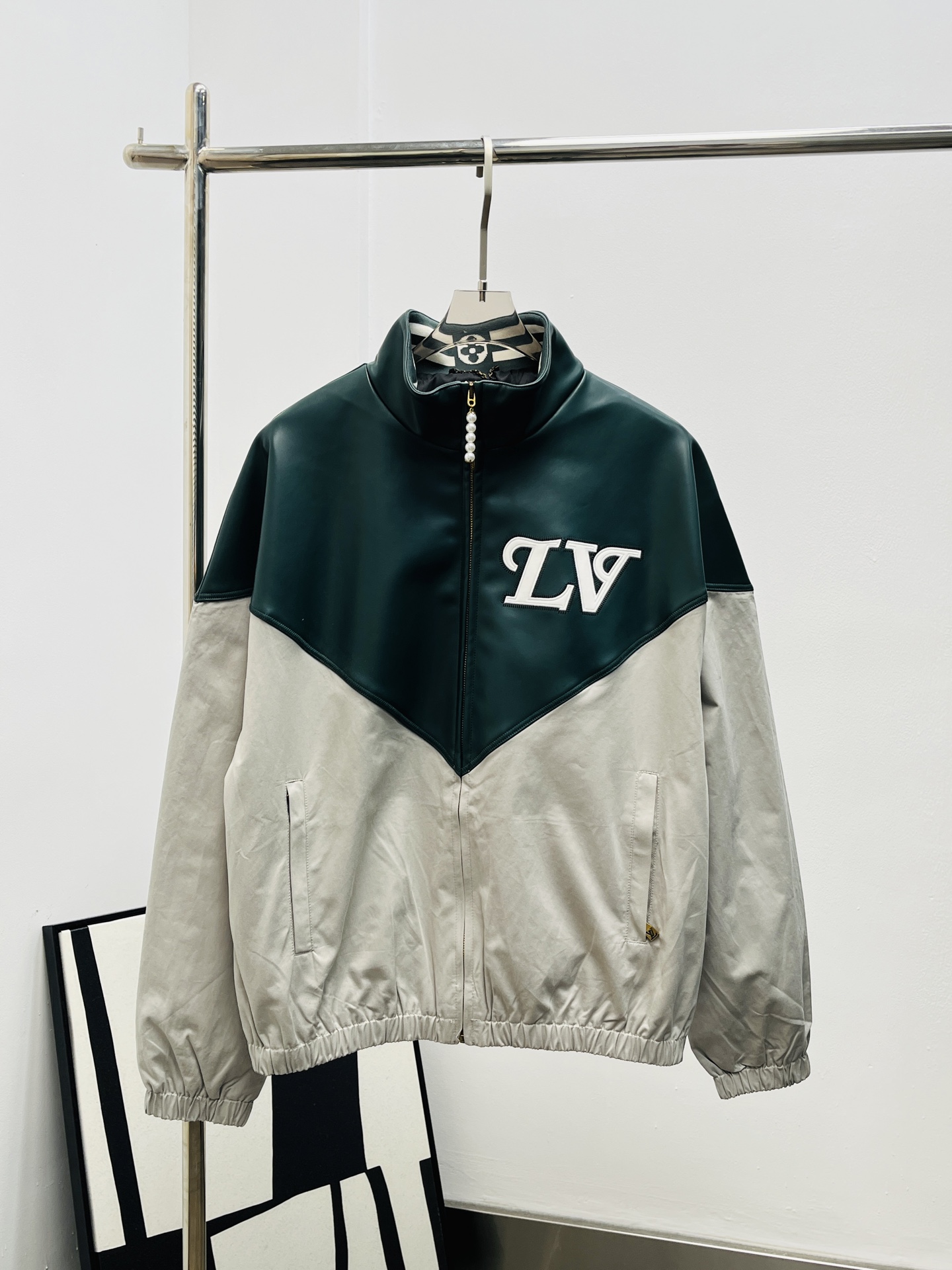 LV 루이비통 하이넥 패치워크 캐주얼 재킷 자켓 의류