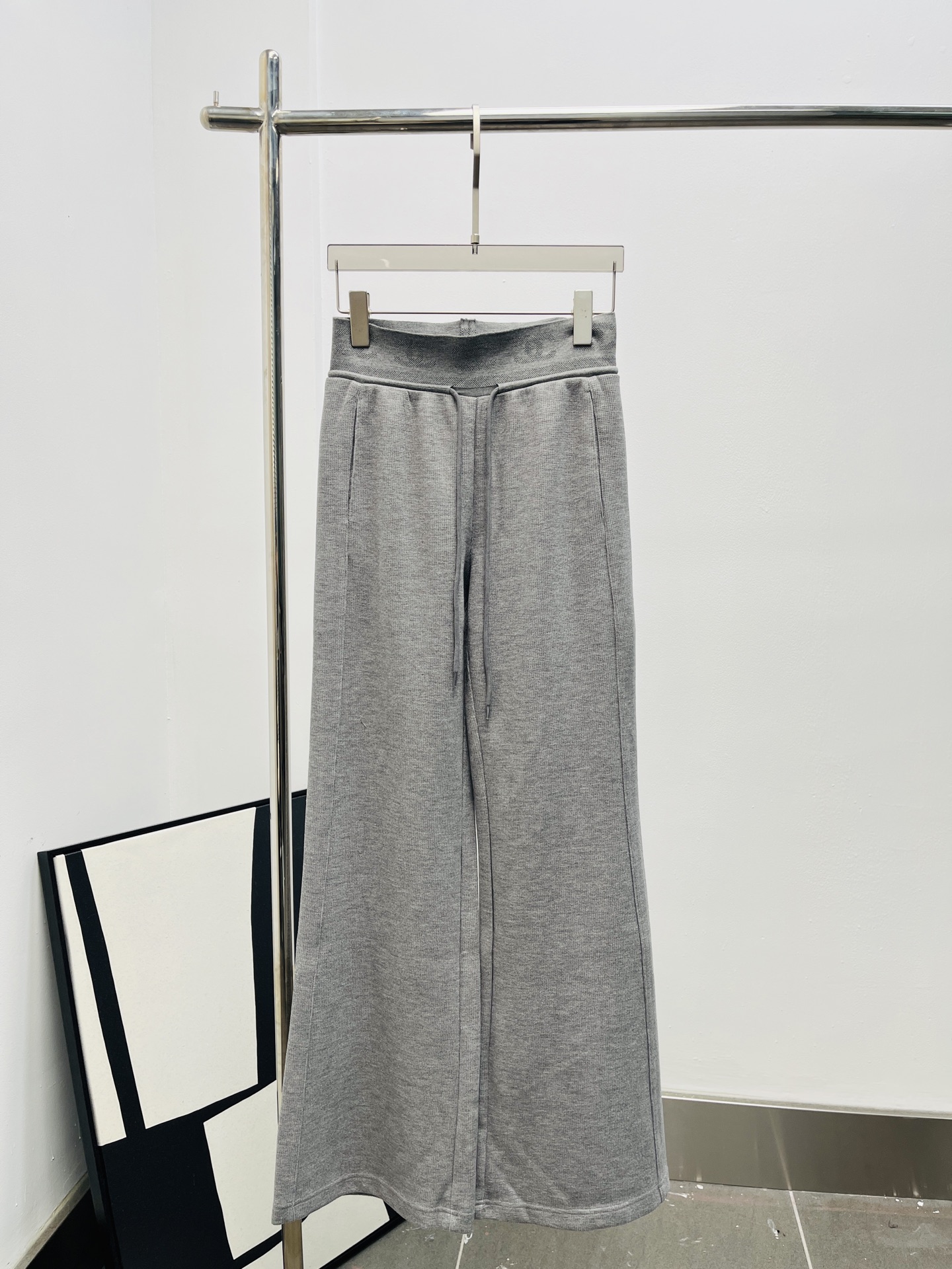 Chanel 샤넬 하이웨이스트 스트레이트 드로스트링 팬츠 바지 의류