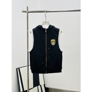 LV 루이비통 양면 양털 후드 베스트 조끼 의류