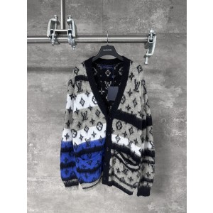 Louis Vuitton LV 루이비통 그라데이션 로고 마헤어 가디건 자켓 의류