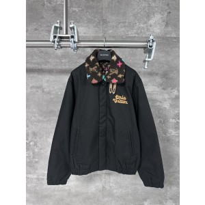Louis Vuitton × Tyler LV 컬 러 프린트 퍼 카라 자켓 재킷 의류