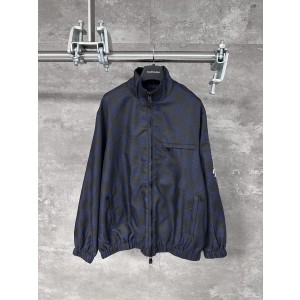 Louis Vuitton LV 체스판 체크 지퍼 스탠드 카라 바람막이 자켓 재킷 의류