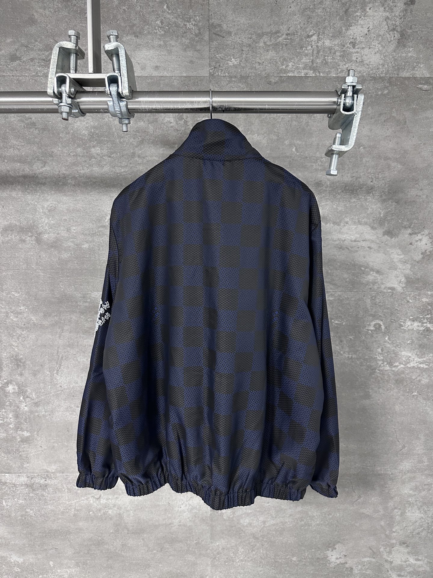 Louis Vuitton LV 체스판 체크 지퍼 스탠드 카라 바람막이 자켓 재킷 의류