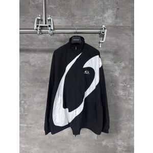 Balenciaga 발렌시아가 SPORTS 자수 레터링 컬러 블록 라운드 지퍼 재킷 자켓 의류